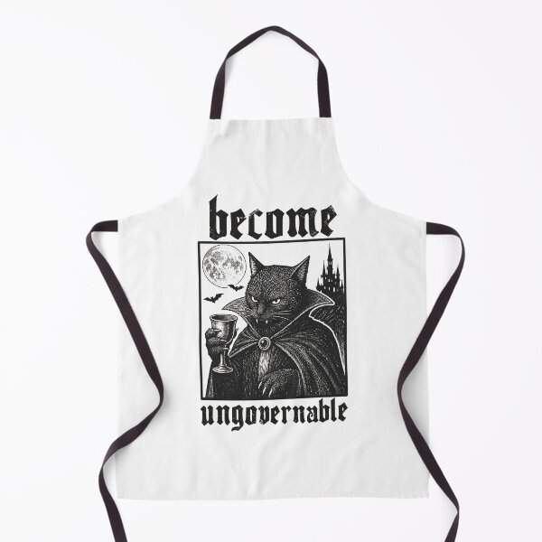 Item preview, Become Ungovernable Funny Graphic Cat Dracula   designed and sold by Blok45.
