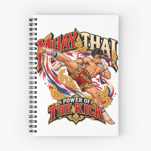 Item preview, Patada poderosa de Muay Thai – Arte de cómic dinámico de boxeo tailandés designed and sold by Pali's shop.