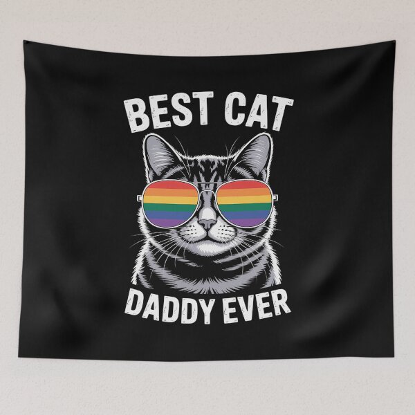 Item preview, Lgbtq Best Cat Daddy Ever Dad Purride designed and sold by Bizartee.