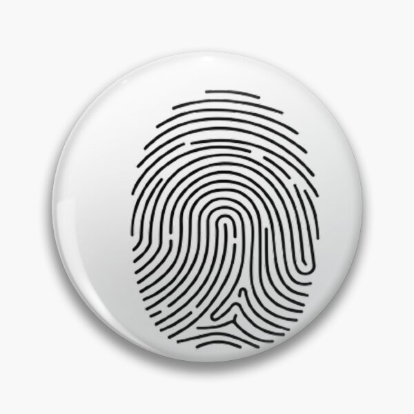 Item preview, Minimalist Fingerprint Line Art Identity Security Design designed and sold by Craft99.