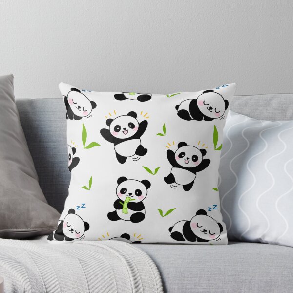 Item preview, Cute Kawaii Baby Panda Pattern Playful Cartoon Animals designed and sold by PatternXOXO.
