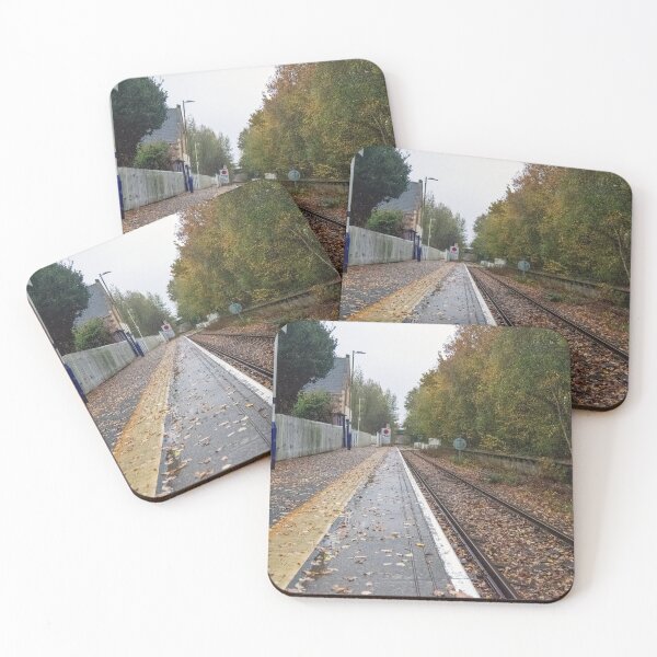 Item preview, Rawcliffe Railway Station in Autumn designed and sold by ArtworkNorth.