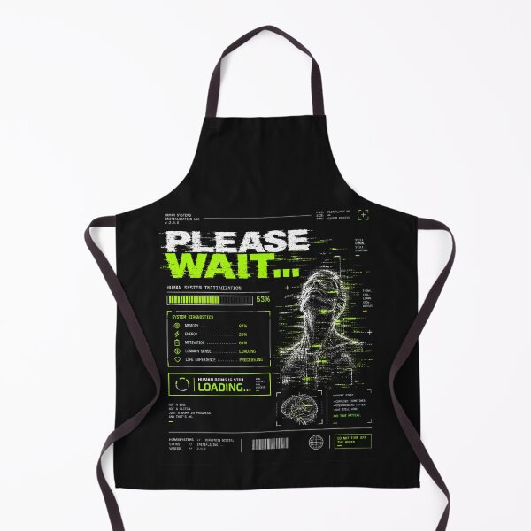 Item preview, Human System - Please Wait funny gifts idea designed and sold by BernsteinDGT.