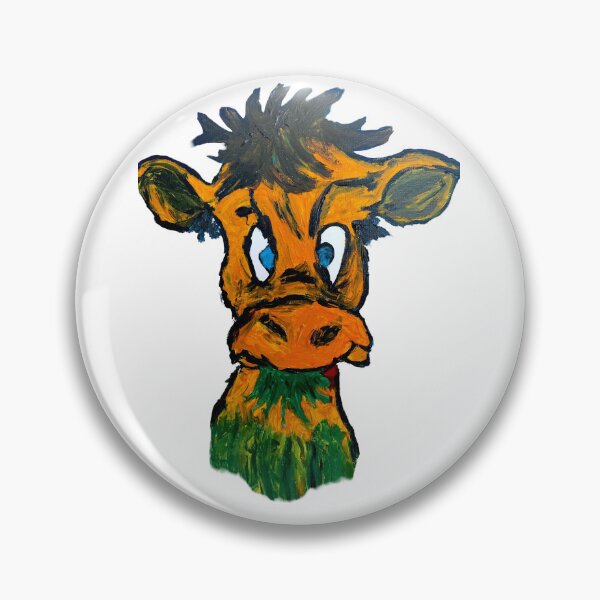 Artikelvorschau, Grumpy Cow – Expressionistische Darstellung von Nutztieren entworfen und verkauft von WimziRides.