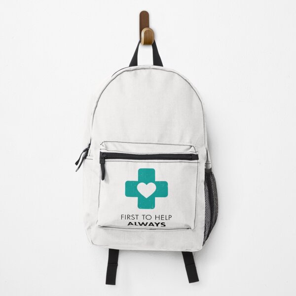 Item preview, Teal Medical Cross with Heart Silhouette designed and sold by GingerBest.