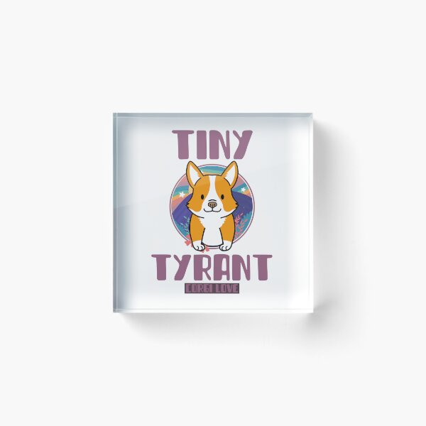 Item preview, Tiny Tyrant Corgi Love designed and sold by piercedgirl13.