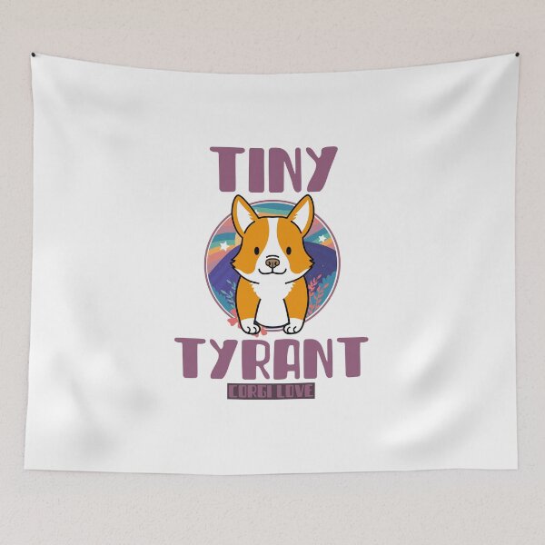 Item preview, Tiny Tyrant Corgi Love designed and sold by piercedgirl13.