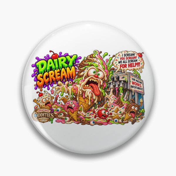 Item preview, Unfortunate Oddities - BUSINESSES - DAIRY SCREAM designed and sold by WheelieGdArt.
