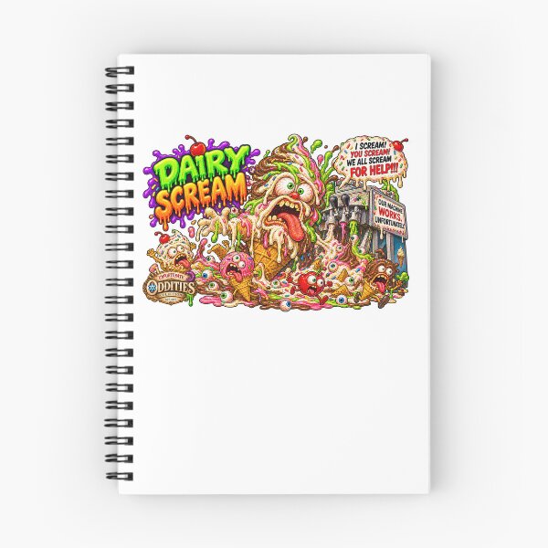 Item preview, Unfortunate Oddities - BUSINESSES - DAIRY SCREAM designed and sold by WheelieGdArt.