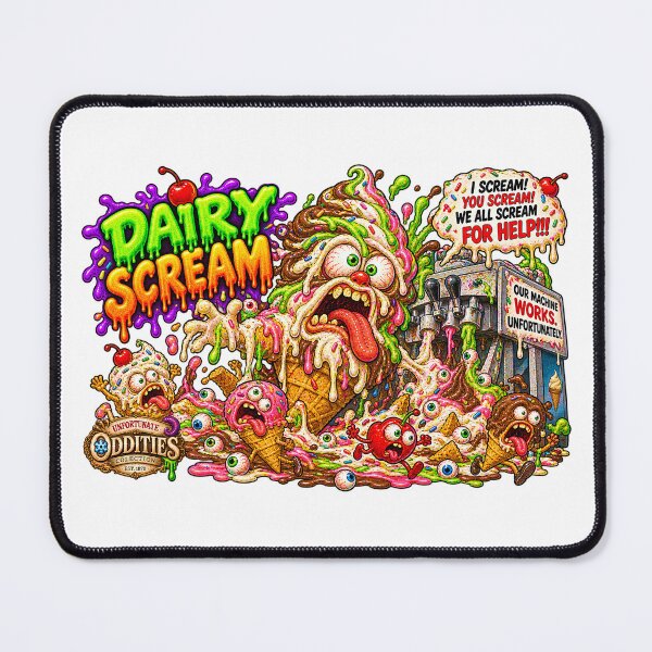 Item preview, Unfortunate Oddities - BUSINESSES - DAIRY SCREAM designed and sold by WheelieGdArt.