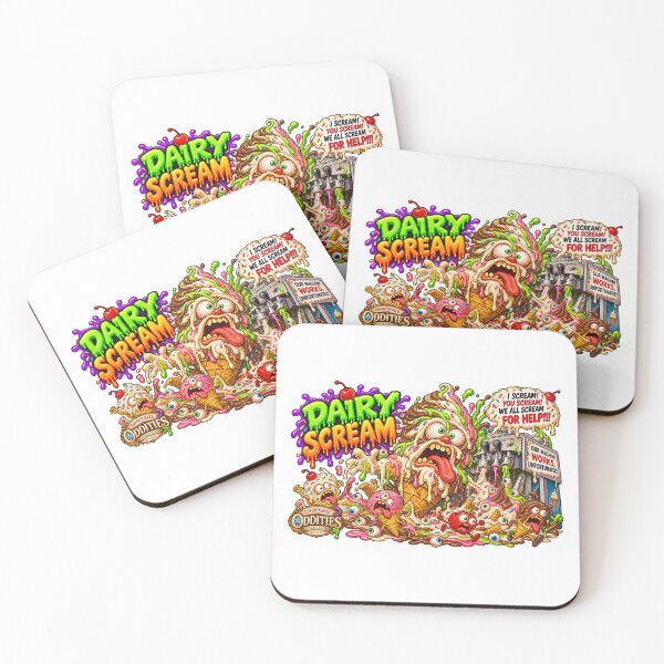 Item preview, Unfortunate Oddities - BUSINESSES - DAIRY SCREAM designed and sold by WheelieGdArt.
