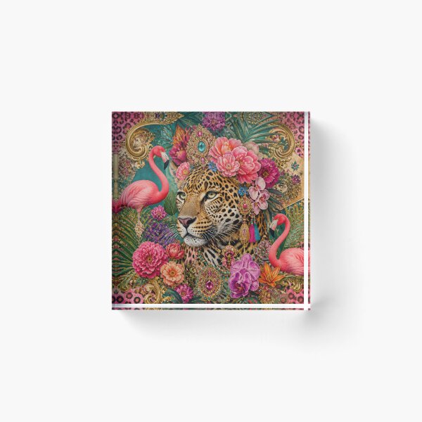 Item preview, Leopard and Flamingos designed and sold by Tau Tia L Douglass.