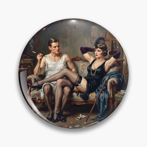 Item preview, Man Flapper and His Girl designed and sold by IanBiAM.