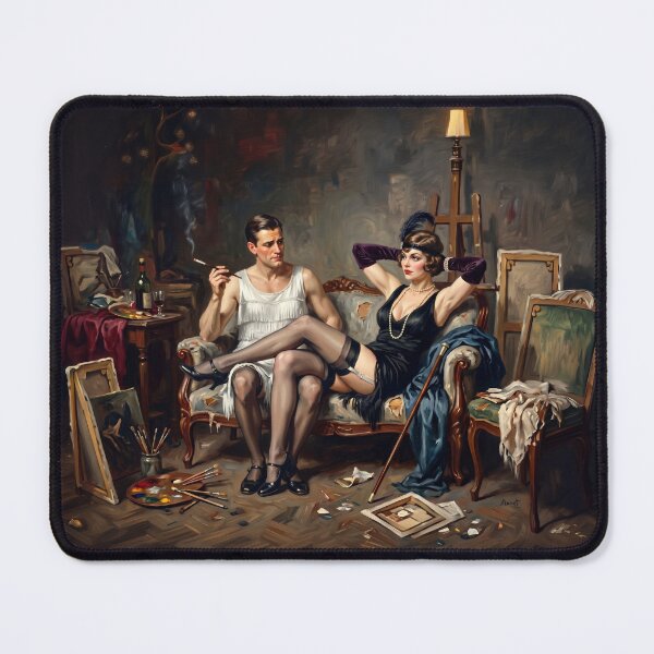 Item preview, Man Flapper and His Girl designed and sold by IanBiAM.