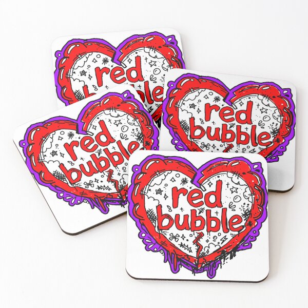 Item preview, Red bubble  designed and sold by Omahsales.