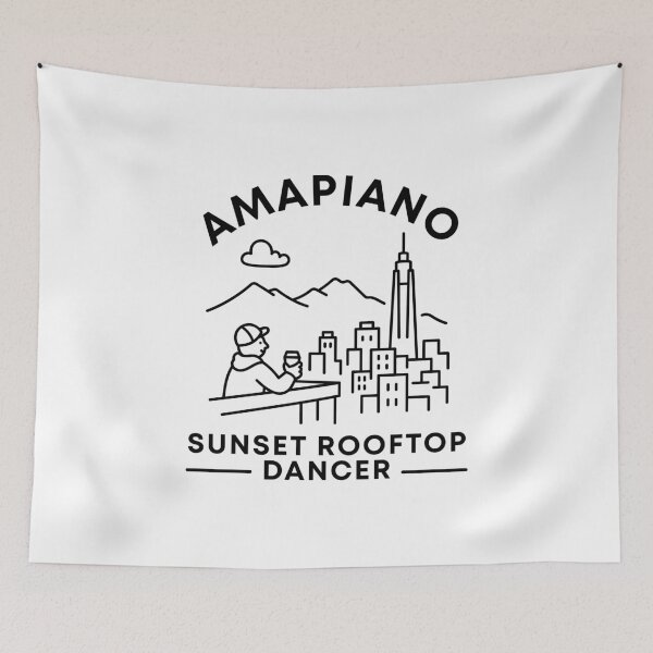 Item preview, Amapiano : sunset rooftop dancer designed and sold by Peerless-Prime.