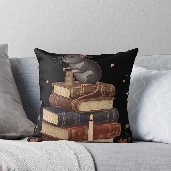 Item preview, Cozy Halloween Mouse and Books designed and sold by ChicTrendz.