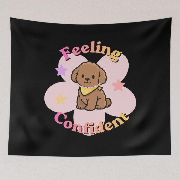Item preview,  Feeling Confident Cute Puppy Poodle Design designed and sold by Artography Designs.