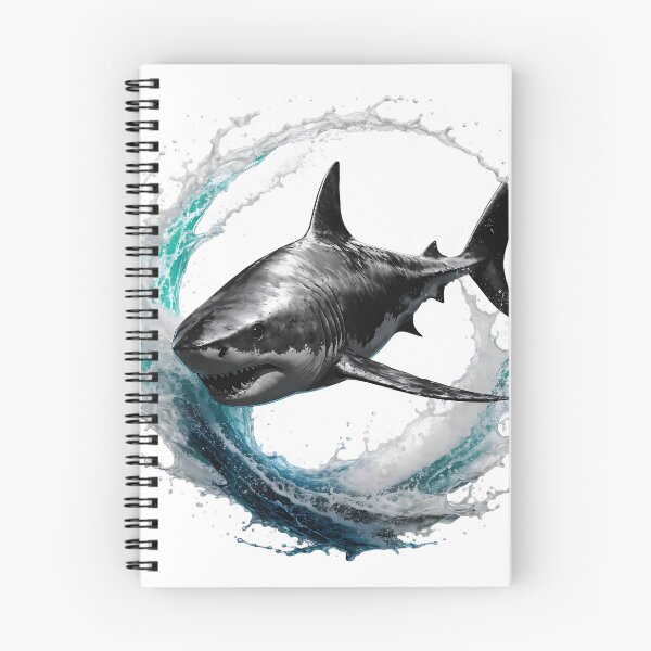 Item preview, Great White Shark – Powerful Ocean Predator Graphic designed and sold by Neural-canvas.