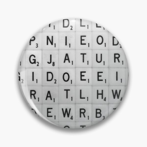 Item preview, Scrabble Babble (BW) designed and sold by TLCD.