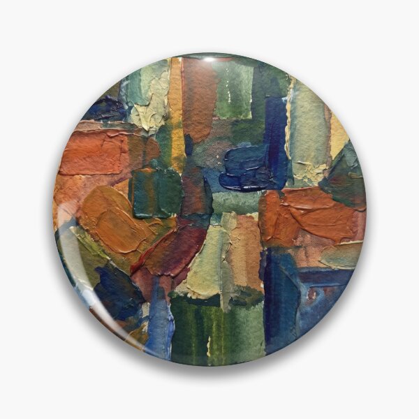 Item preview, Multicolour Watercolour Mosaic Abstract Art designed and sold by ArtlightStudio.