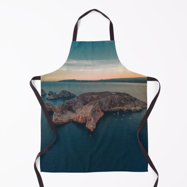 Item preview, Aerial View Of Rocky Island In The Middle Of Deep Blue Sea designed and sold by simonwarz.