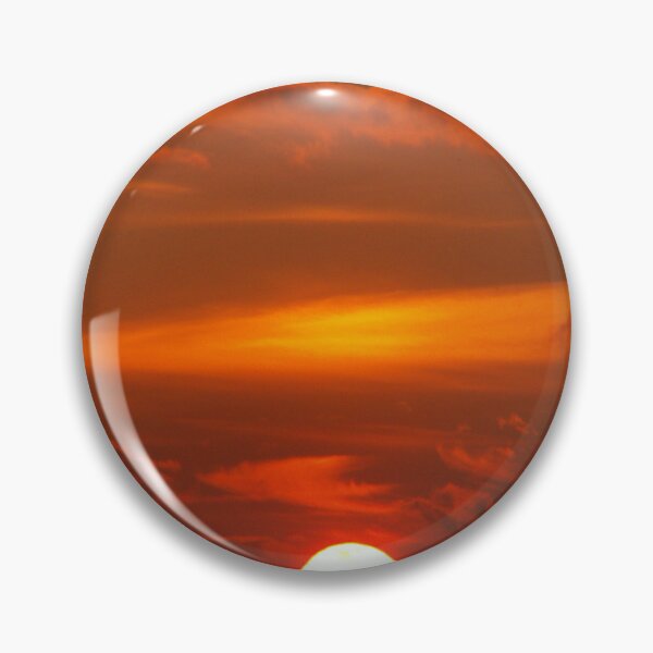 Item preview, Vibrant Red Sunset Sky Over Silhouetted Tree Line designed and sold by simonwarz.