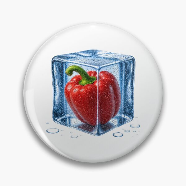 Item preview, Red Bell Pepper Ice Cube  designed and sold by MichalHau.