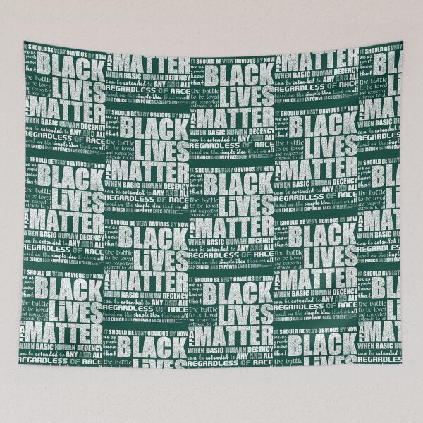 Item preview, BLACK LIVES MATTER - BASIC HUMAN DECENCY - The Battle to be loved and respected!  designed and sold by MagicMealing.
