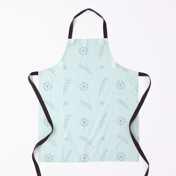 Item preview, Delicate Winter Snowflakes and Branches on Pastel Blue designed and sold by CozyLittleShop.