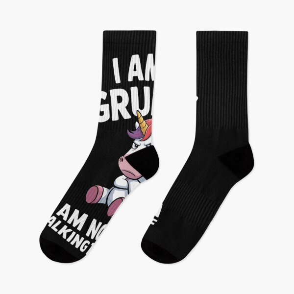 Item preview, I Am So Grumpy I Am Not Even Talking to Myself Funny Unicorn designed and sold by RatBoyExtreme.