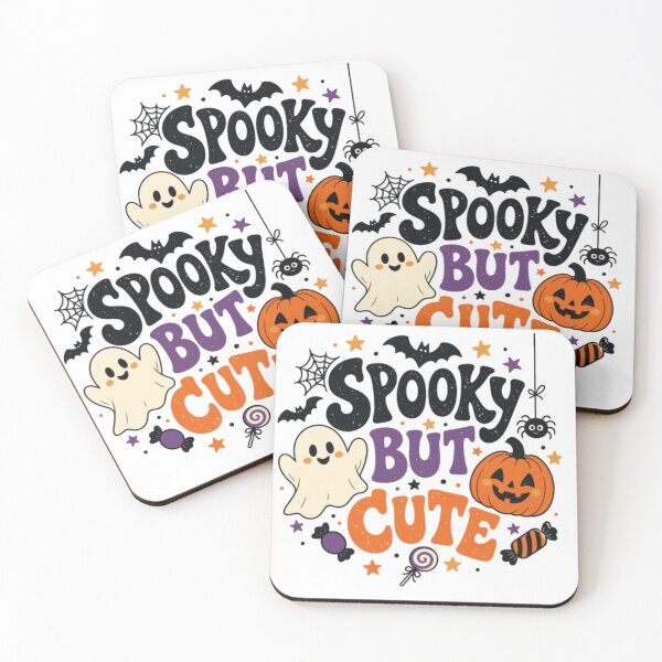 Item preview, Spooky But Cute Adorable Ghost & Smiling Pumpkin Pastel Retro Halloween Graphic designed and sold by Palette & Hue.
