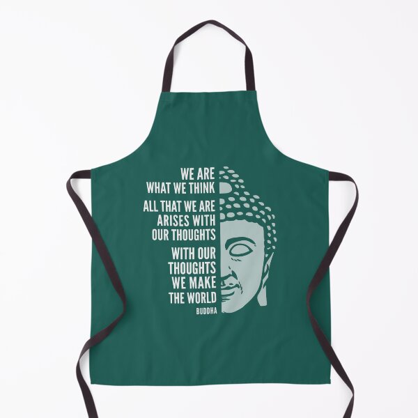 Item preview, Buddha Quote We Are What We Think designed and sold by MagicMealing.