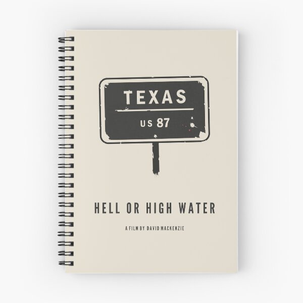 Item preview, Hell or High Water - Minimalist Texas Neo-Western Film Poster designed and sold by MORKINO POSTERS.