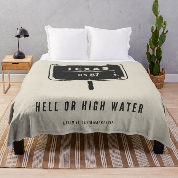 Item preview, Hell or High Water - Minimalist Texas Neo-Western Film Poster designed and sold by MORKINO POSTERS.