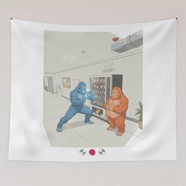 Item preview, Snack & Warrior - Cryptid Office Break designed and sold by Whimsy Trail Co.