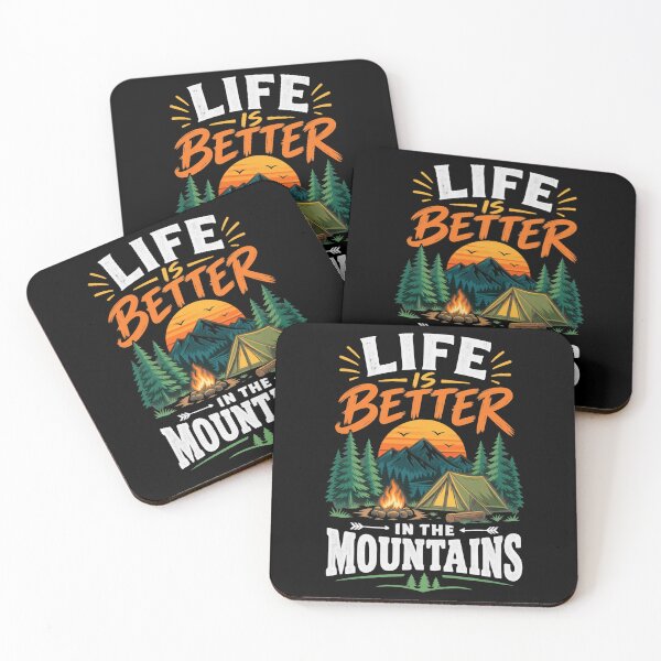 Item preview, Life Is Better In The Mountains designed and sold by Fun2Fentastic.