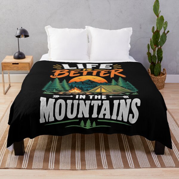 Item preview, Life Is Better In The Mountains designed and sold by Fun2Fentastic.