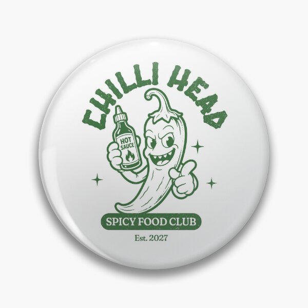 Item preview, Chilli Head Spicy Food Club designed and sold by ShirtWreck.