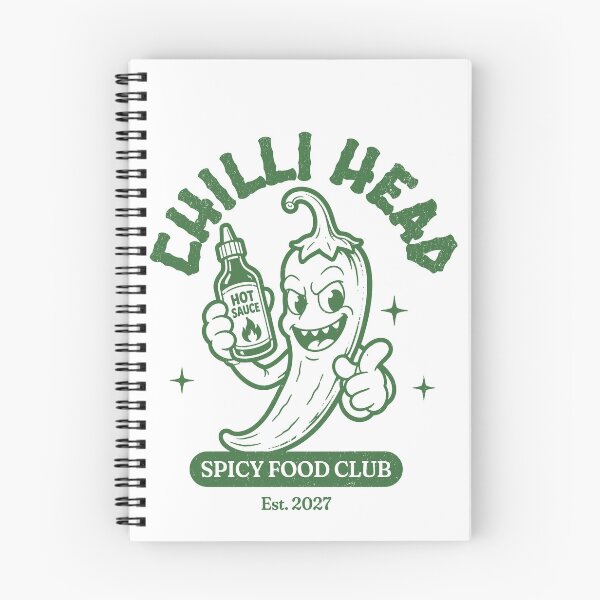Item preview, Chilli Head Spicy Food Club designed and sold by ShirtWreck.