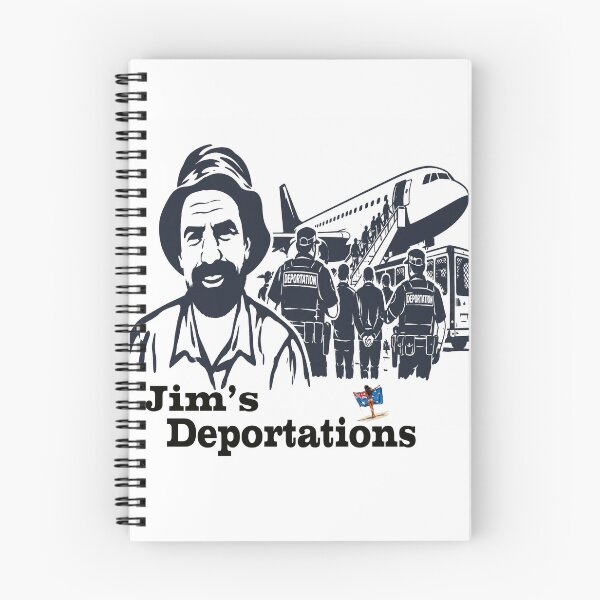 Item preview, Jim’s Deportations – Australian Political Satire designed and sold by Huskyyy Designs.