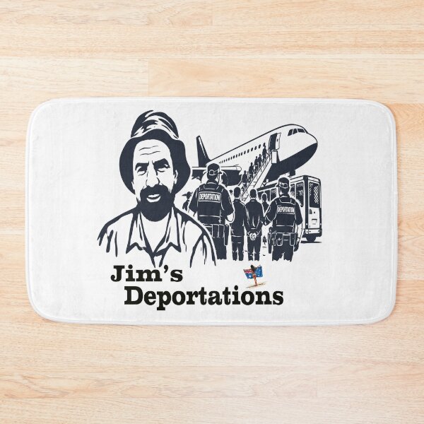 Item preview, Jim’s Deportations – Australian Political Satire designed and sold by Huskyyy Designs.