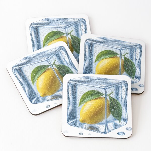 Item preview, Frozen Lemon Ice Cube designed and sold by MichalHau.