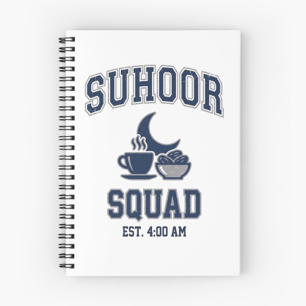 Item preview, Suhoor Squad Design – Varsity Style Ramadan Crescent Moon Illustration designed and sold by Luminari Creations.