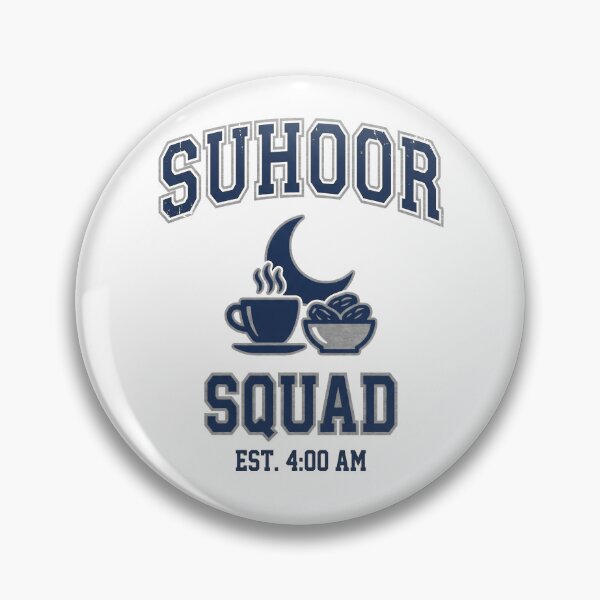 Item preview, Suhoor Squad Design – Varsity Style Ramadan Crescent Moon Illustration designed and sold by Luminari Creations.
