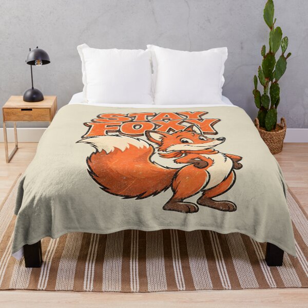 Item preview, Stay Foxy – Cute Fox in a Cozy Scarf designed and sold by AwesomeBeyondLimits.