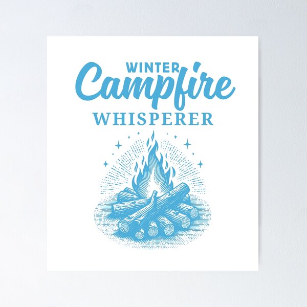 Item preview, Winter campfire whisperer designed and sold by Peerless-Prime.