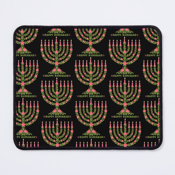 Item preview, Happy Hanukkah Floral Menorah Chanukah Jewish Holidays Women designed and sold by OddityVault.