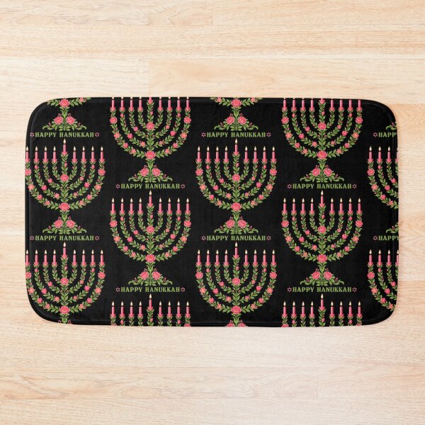 Item preview, Happy Hanukkah Floral Menorah Chanukah Jewish Holidays Women designed and sold by OddityVault.