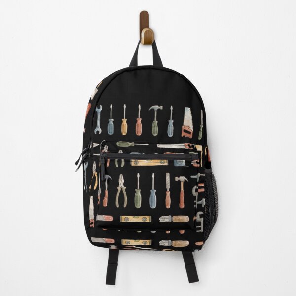 Item preview, Vintage Watercolor Hand Tools Builder Pattern designed and sold by bvdesignart.
